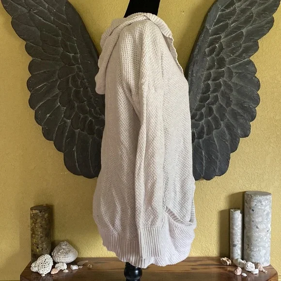 American Eagle Outfitters Knit Hooded Cardigan Sweater - Picture 4 of 7